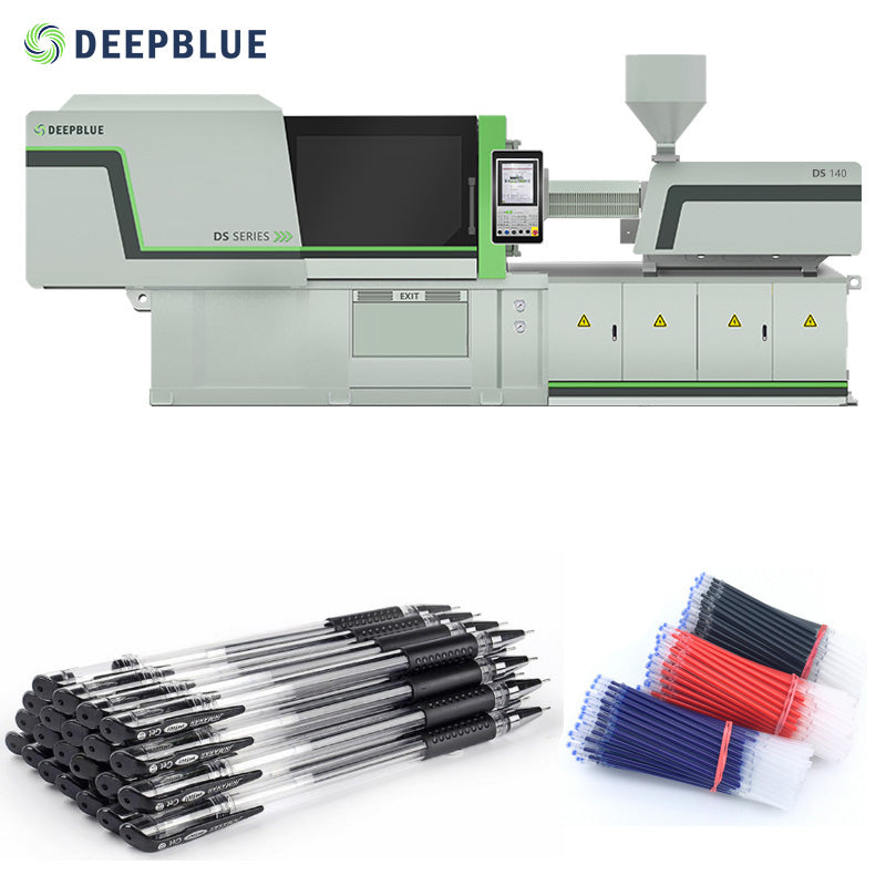 DS 140 Deep Blue Injection Molding MachineHigh-speed automatic plastic injection molding machine for various stationery