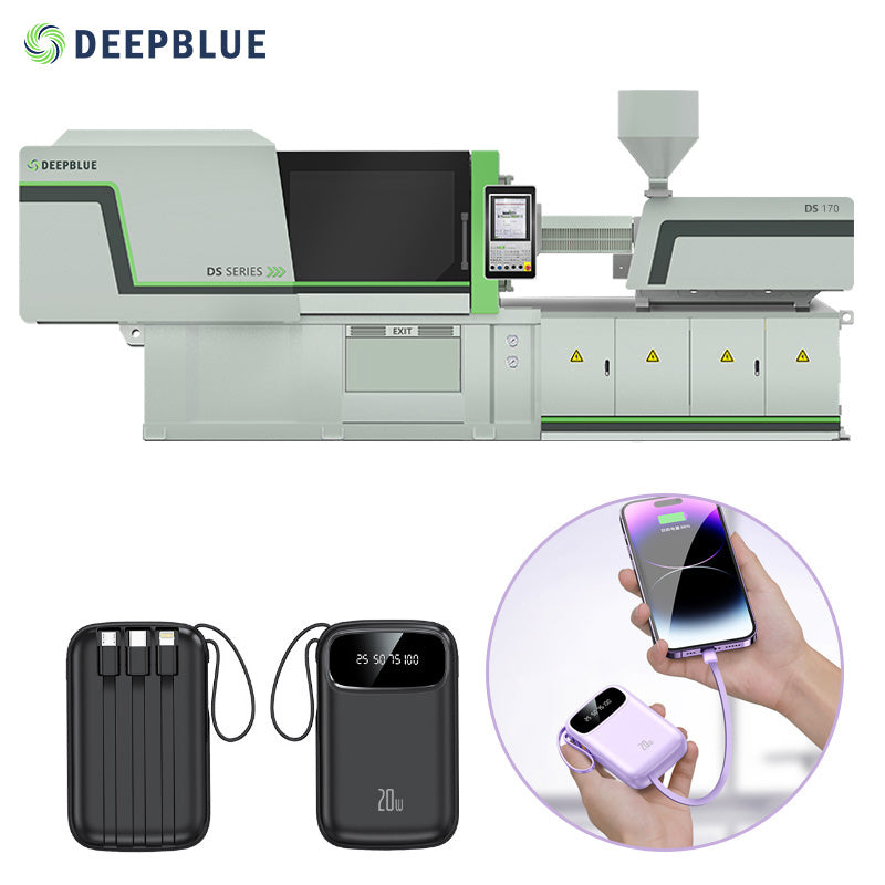 Mesin Pencetak Injeksi Plastic Mesin Pembuat Charger 170 Ton Injection Molding Machine