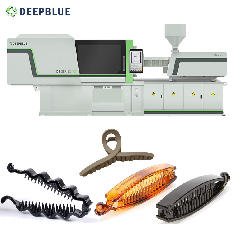 DS 70 tonsmall injection molding machine for the production of clips, clothespins, snack clips, hair clips, etc