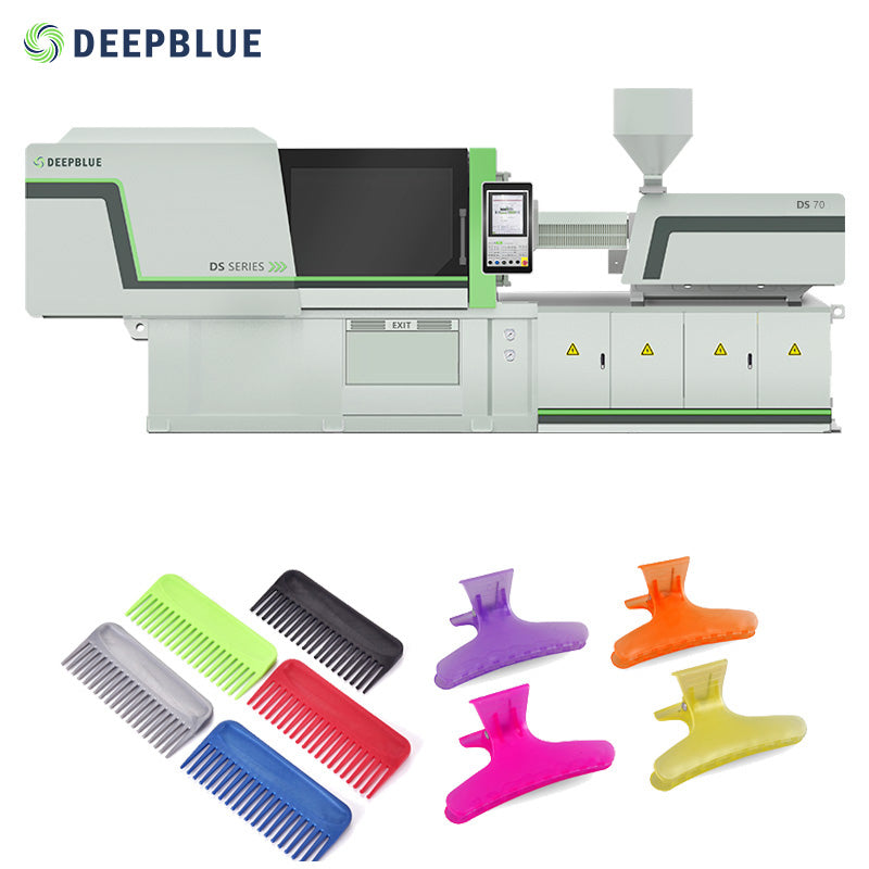 DS 70 tonsmall injection molding machine for the production of clips, clothespins, snack clips, hair clips, etc