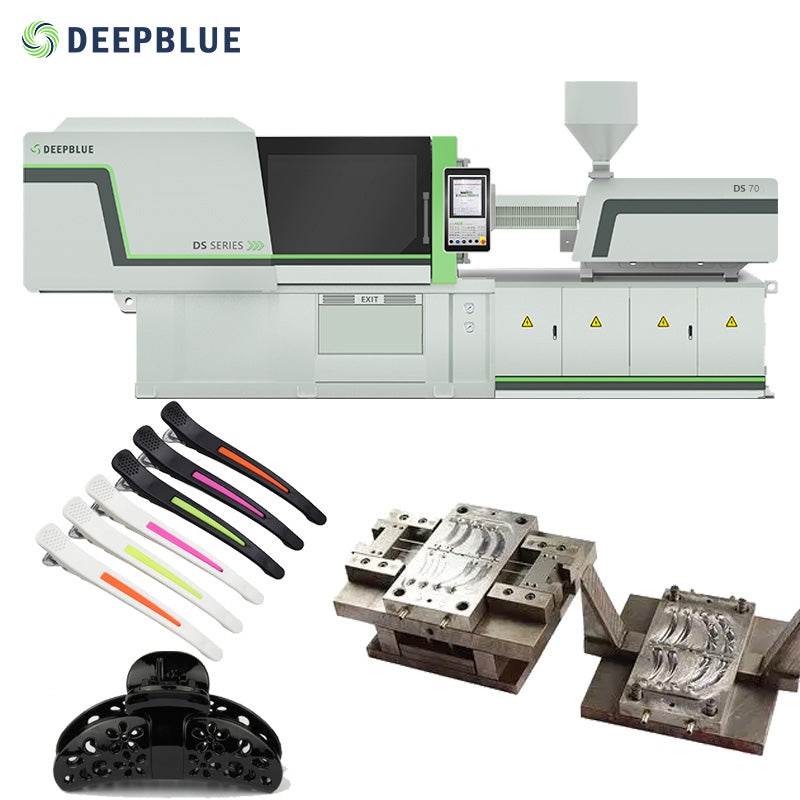 DS 70 tonsmall injection molding machine for the production of clips, clothespins, snack clips, hair clips, etc