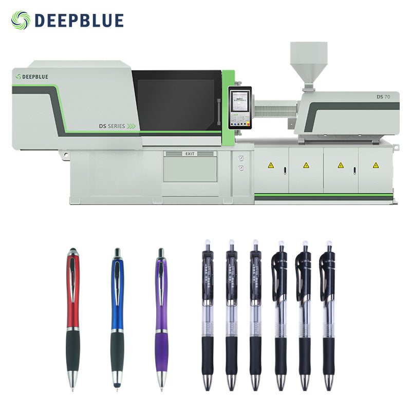 China Deep Blue Hot Sale DS70L 60 to 260 Ton Plastic Automatic Ballpoint Pen Making Injection Molding Machine