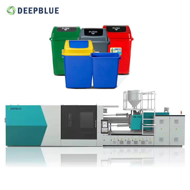 Hybrid Injection Molding Machine Garbage Sorting Collection Waste Bin for PET ABS