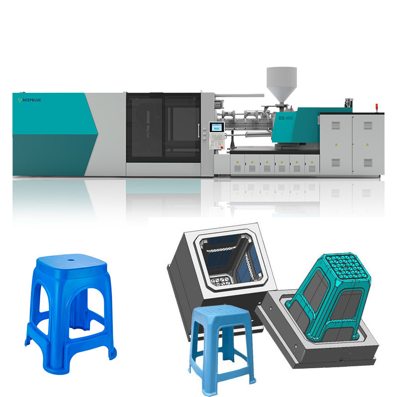 Plastic chair making machine