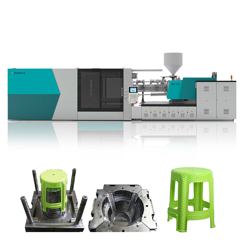 Plastic chair making machine
