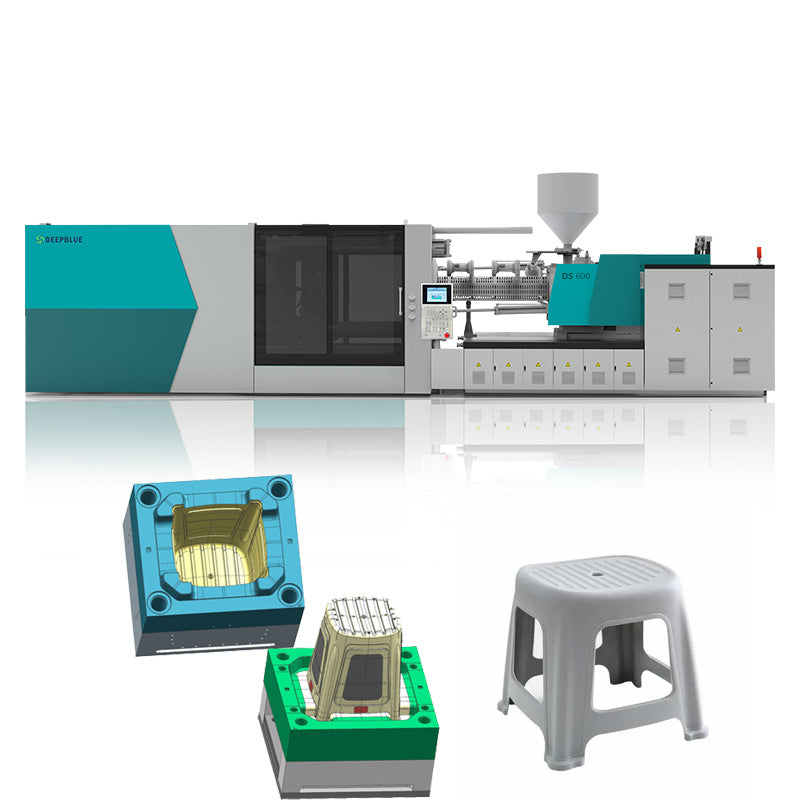 Plastic chair making machine