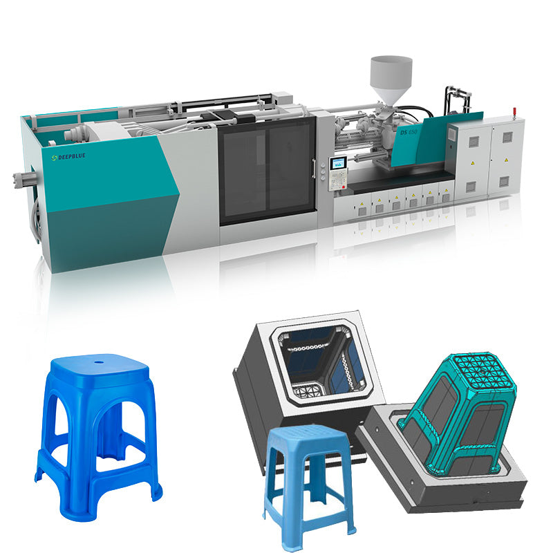 Plastic chair making machine