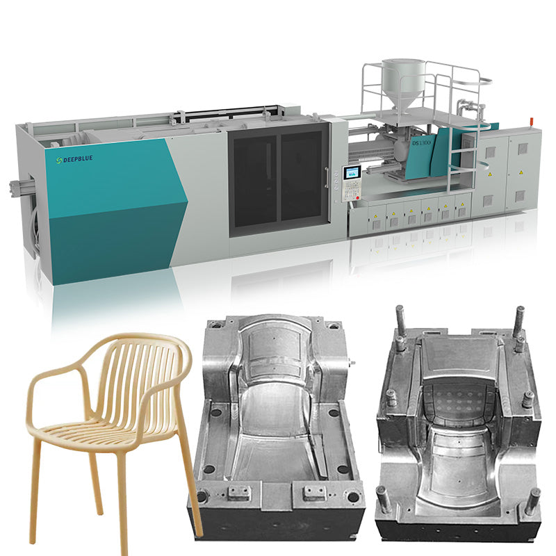 Plastic chair making machine