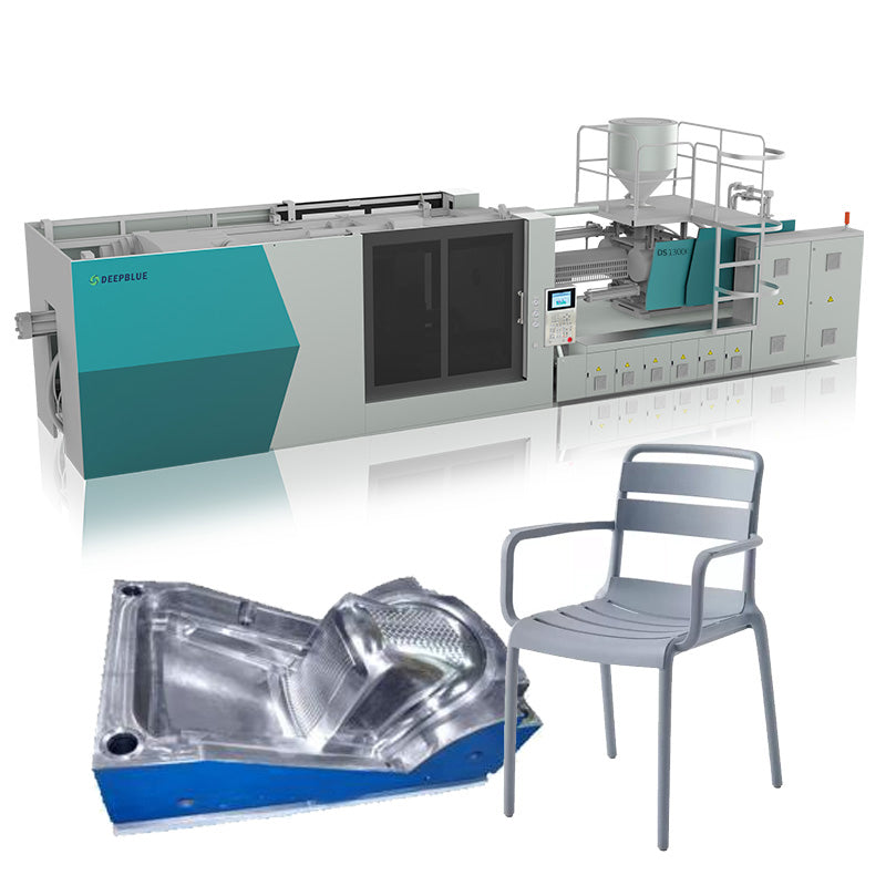 Plastic chair making machine