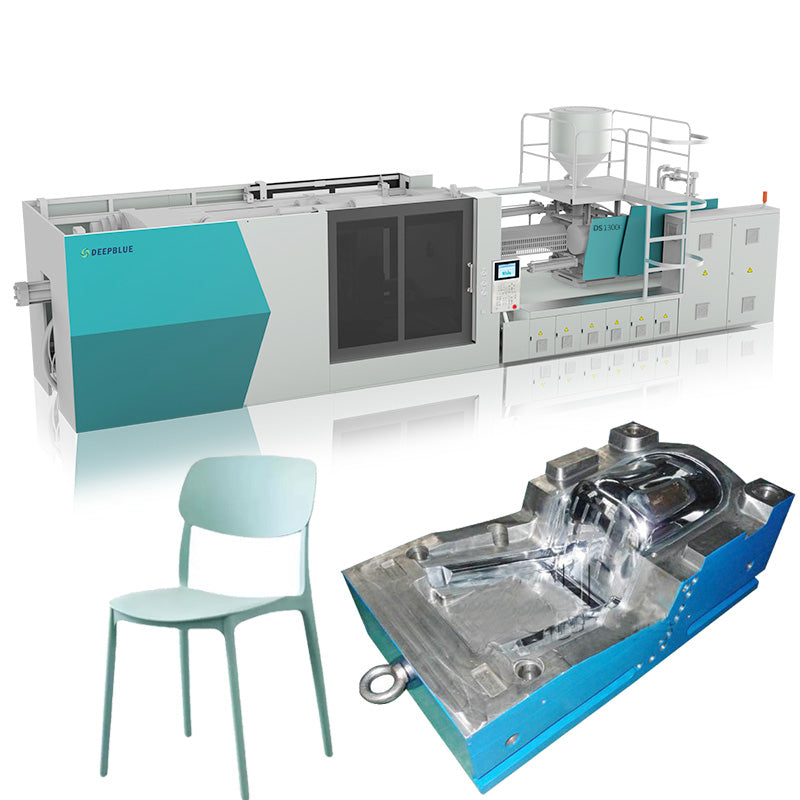 Plastic chair making machine